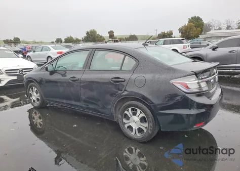 2014 Honda Civic Hybr z USA, uszkodzony, nr VIN 19XFB4F24EE201869